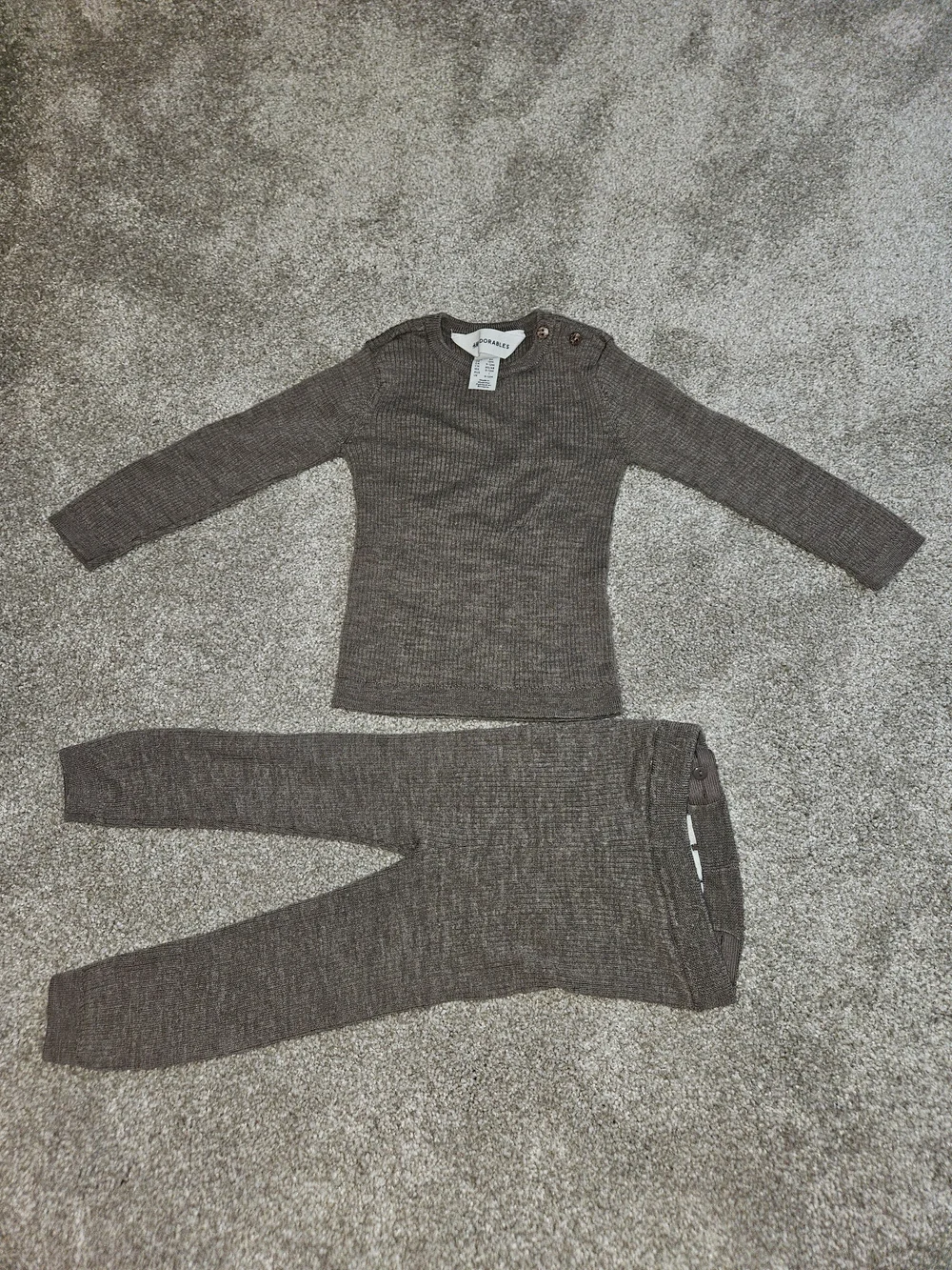 H&M Adorables BUNDLE OF 3, Infant 2-Piece Merino Wool Sets